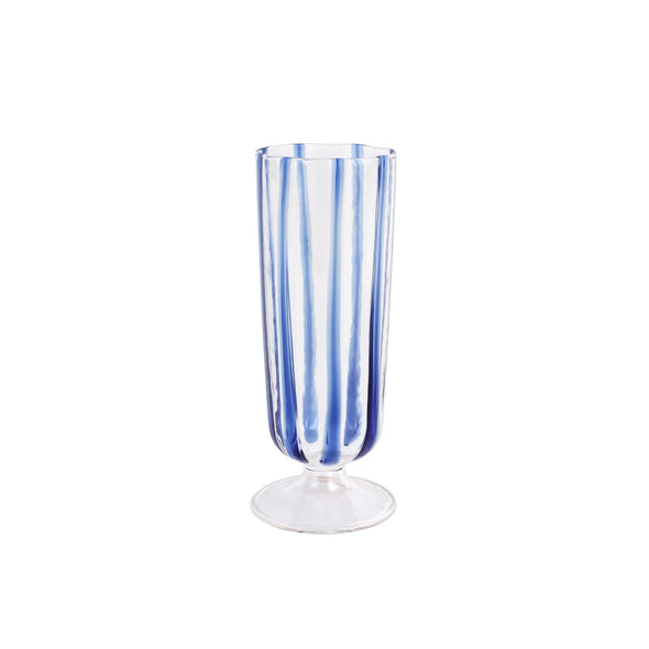 Nuovo Stripe Champagne Glass