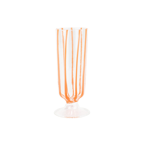 Nuovo Stripe Champagne Glass
