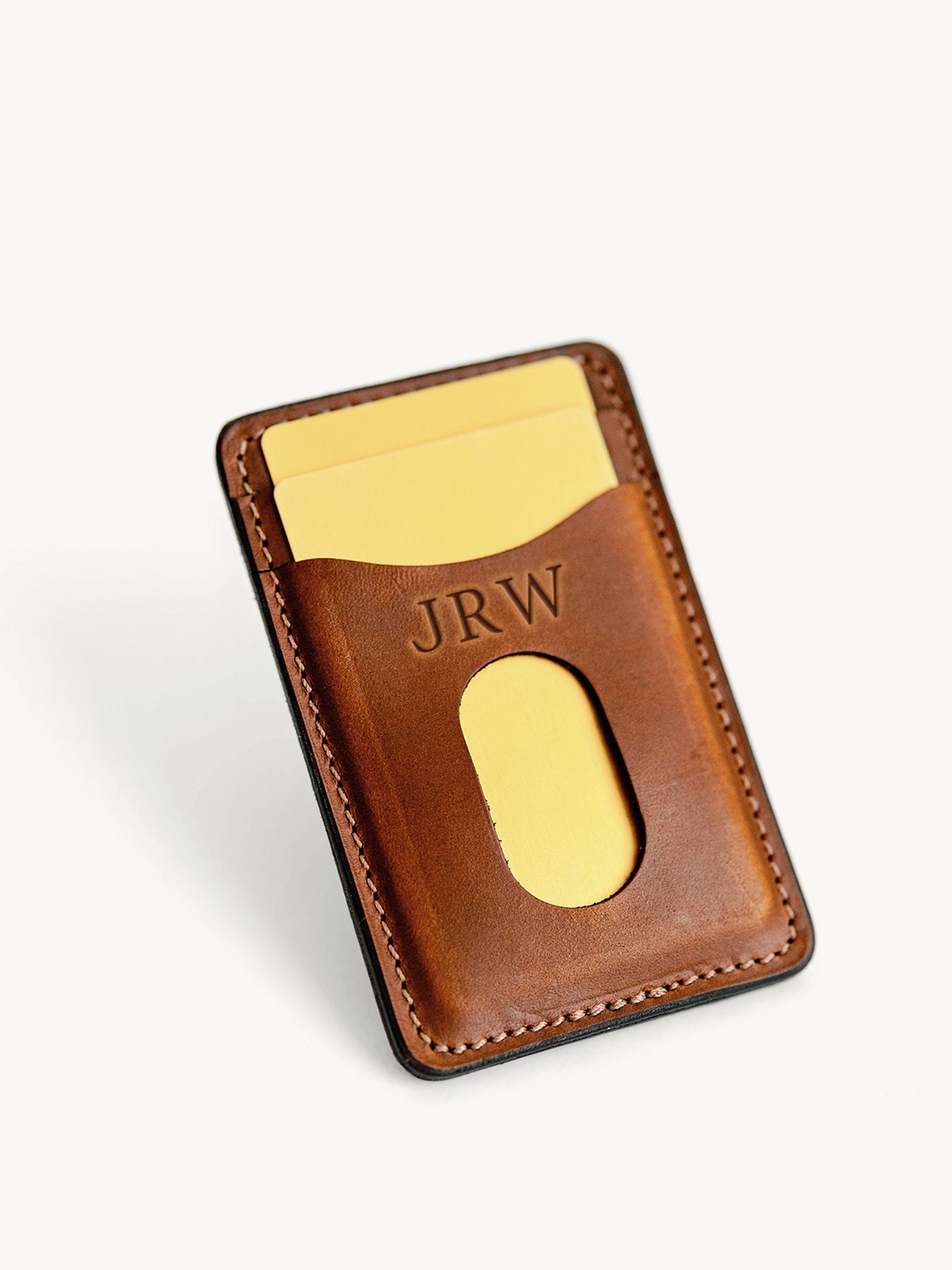 Handcrafted Leather Money Clip Wallet