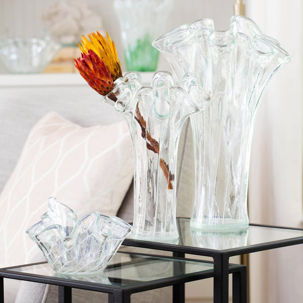 Onda Glass Tall Vase