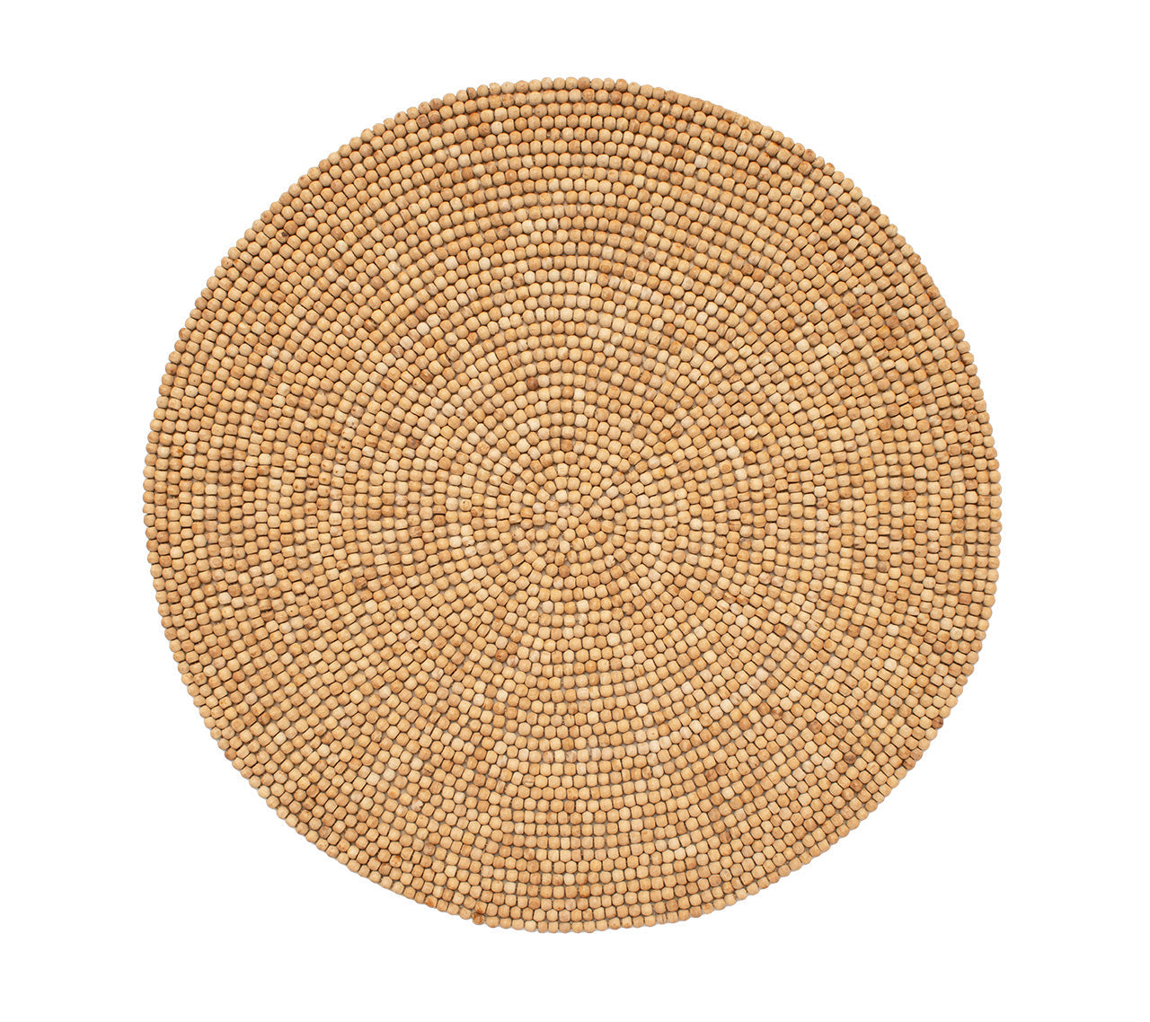 Wood Round Placemat
