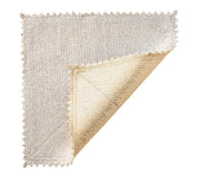 Stamped Reversible Placemat in Sliver & Gold - Kim Seybert, Inc.