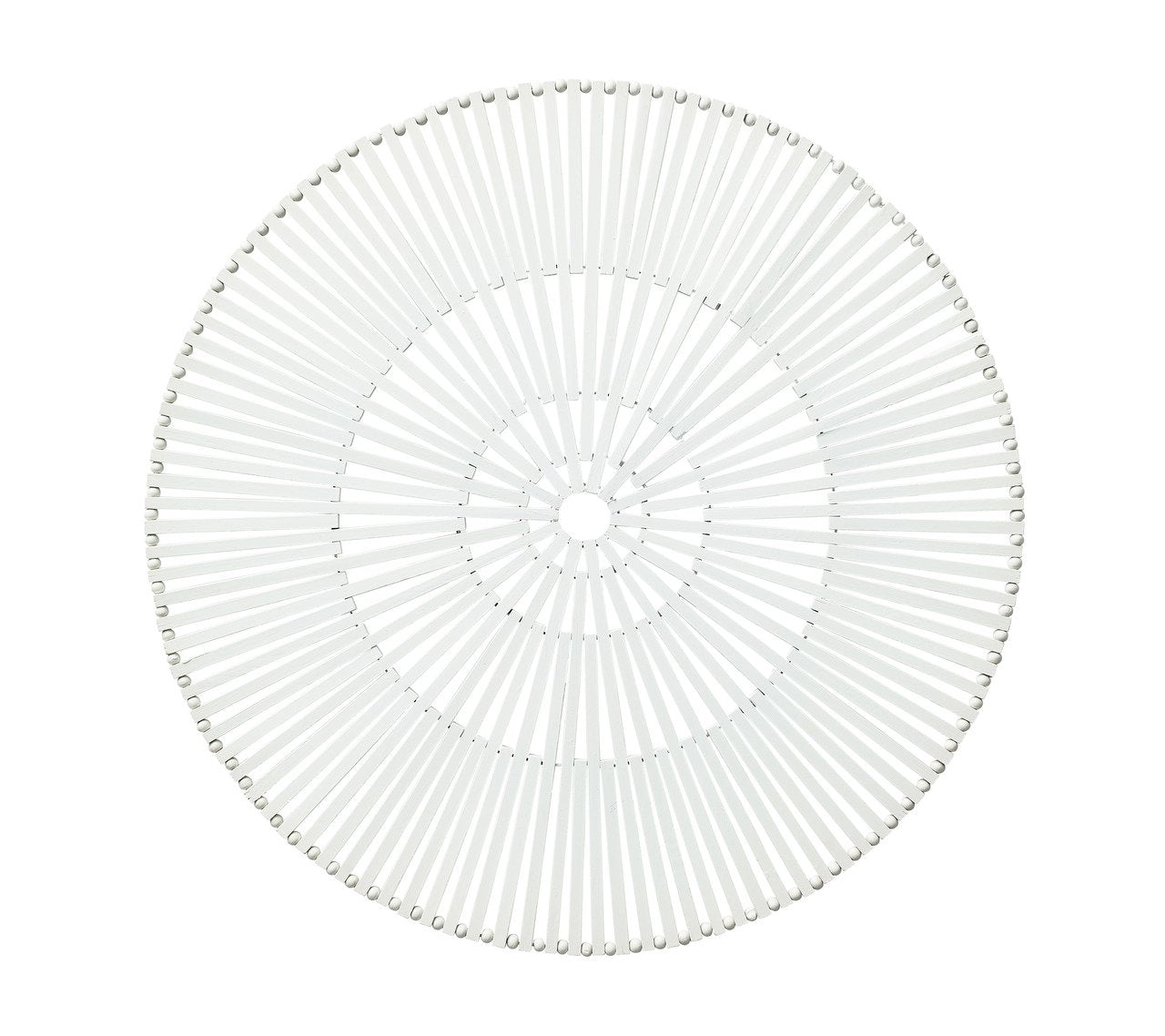 Spoke Placemat in White