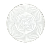 Spoke Placemat in White