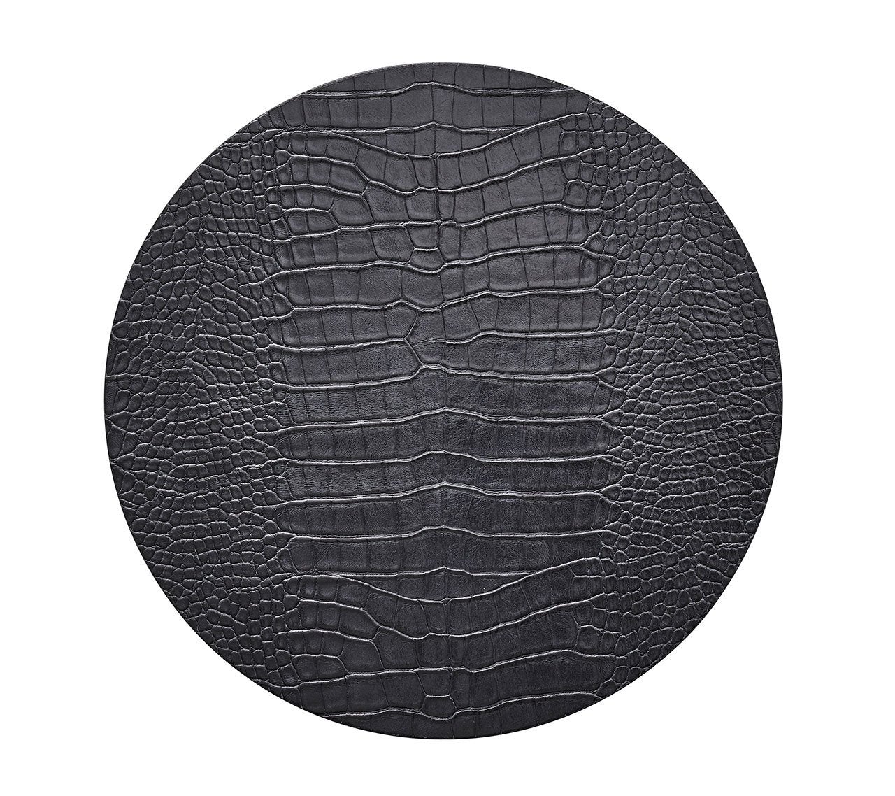 Croco Placemat in Charcoal