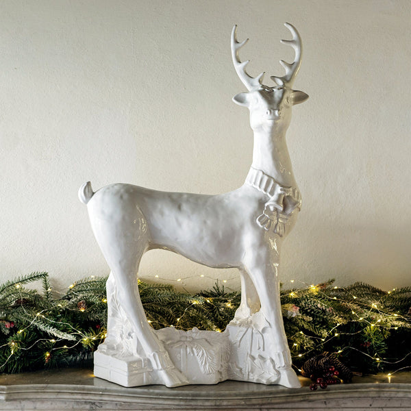 Pietra Natale Figural Deer Sculpture