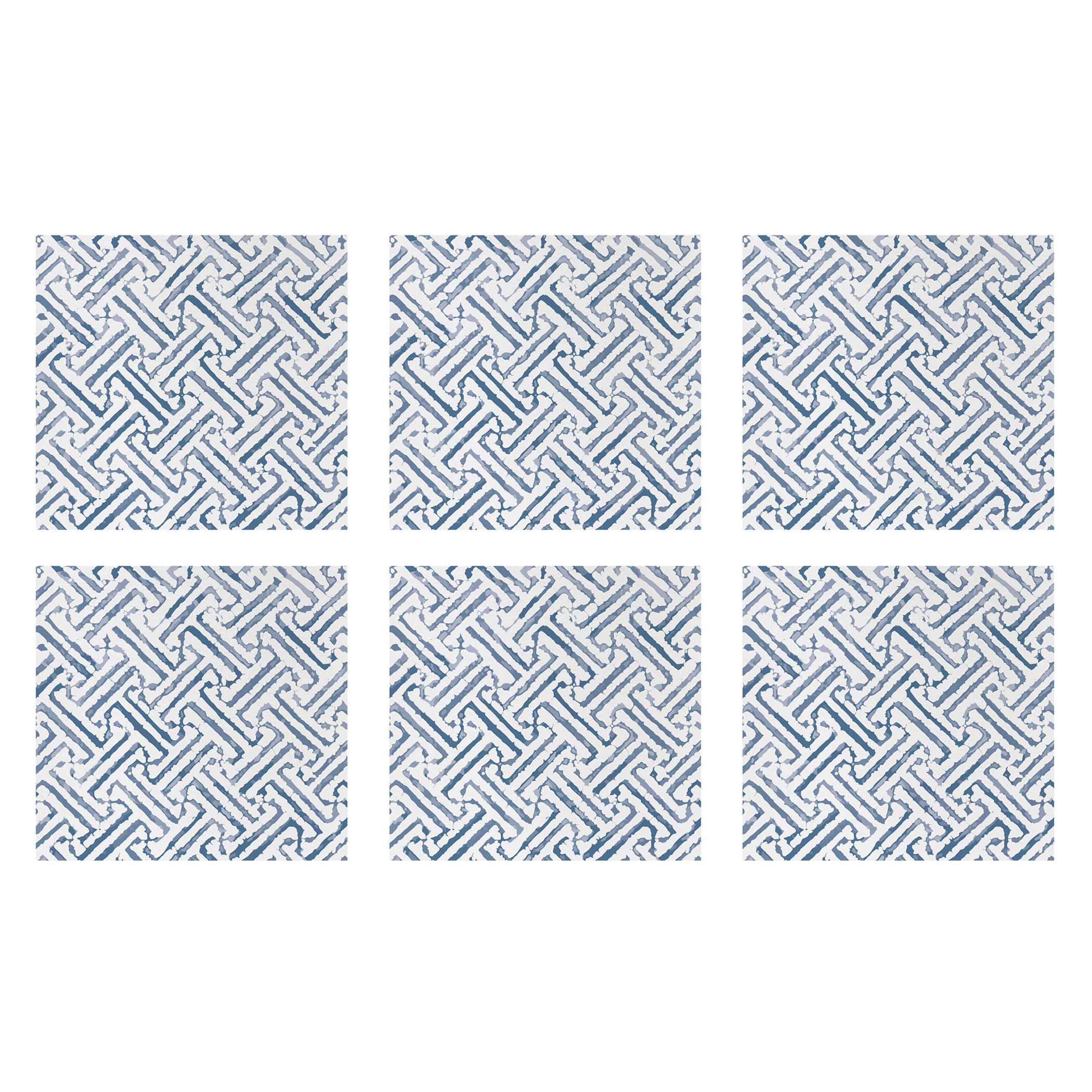 Papersoft Greek Key Cocktail Napkins