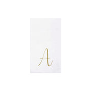 Papersoft Gold Monogram Guest Towels