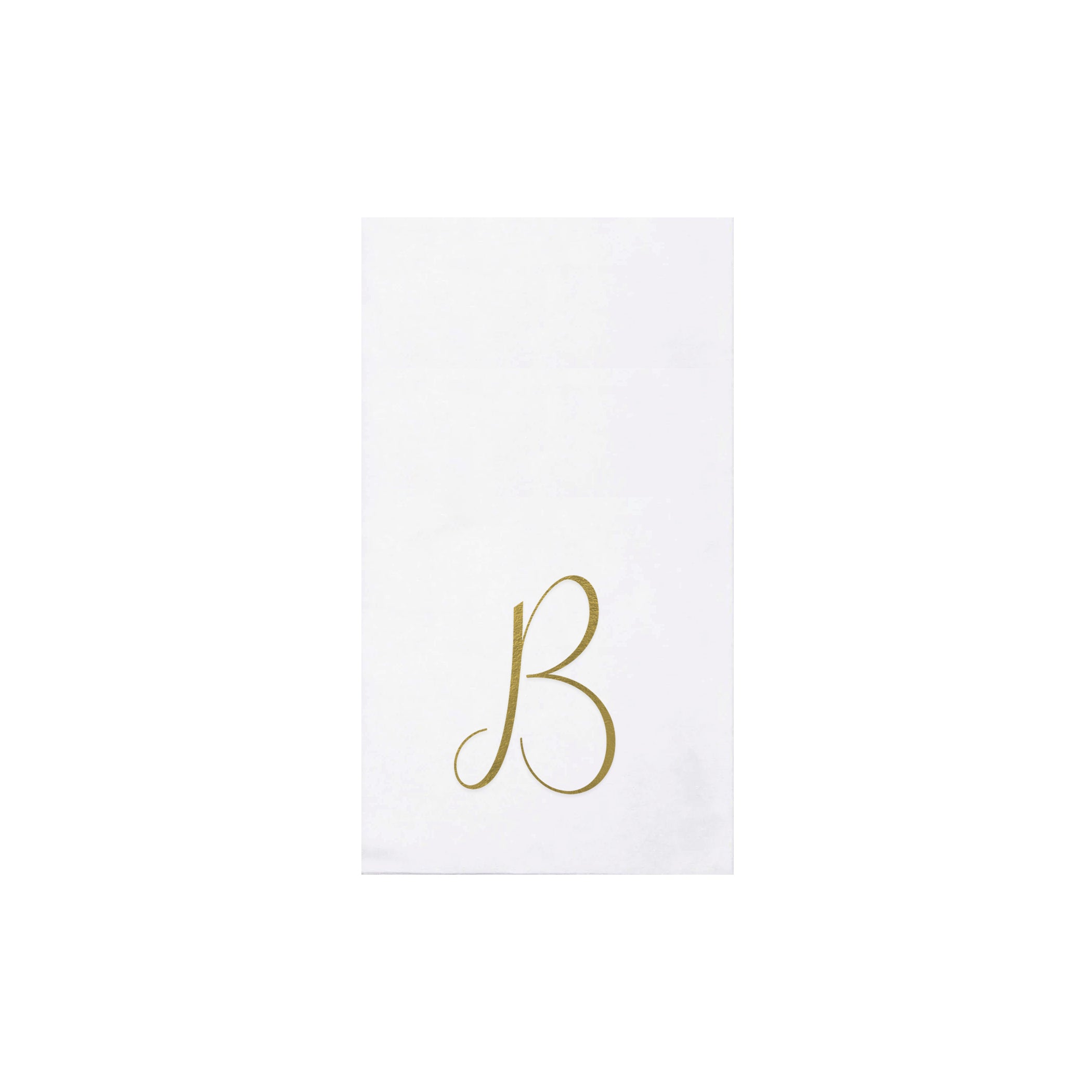 Papersoft Gold Monogram Guest Towels