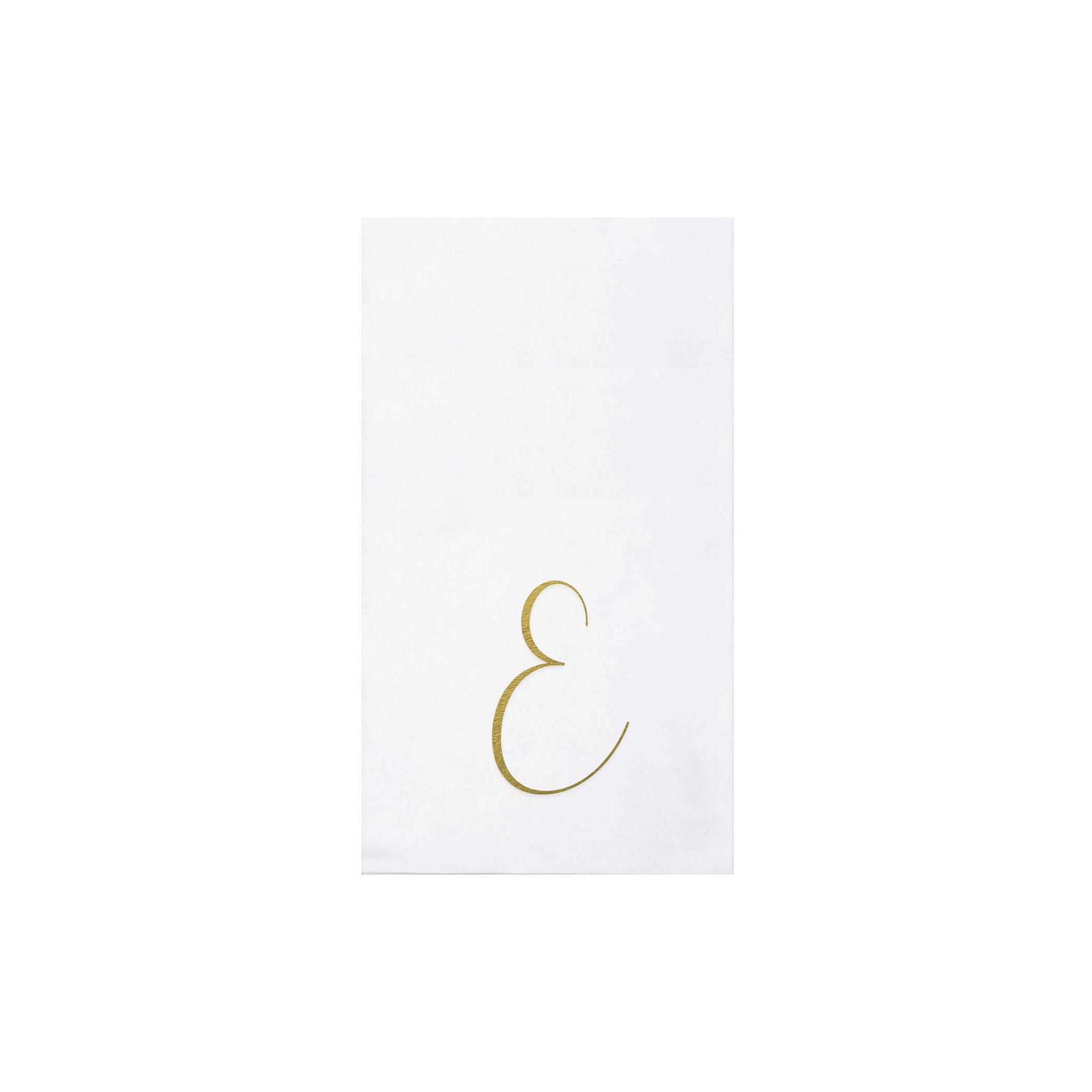 Papersoft Gold Monogram Guest Towels