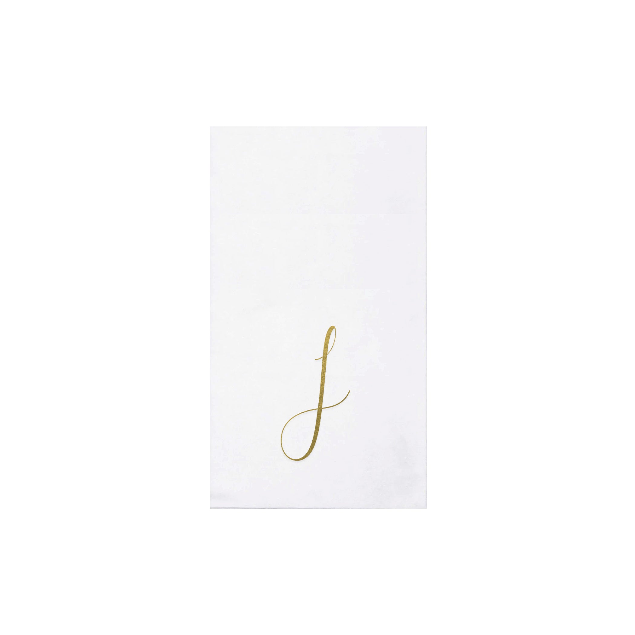 Papersoft Gold Monogram Guest Towels