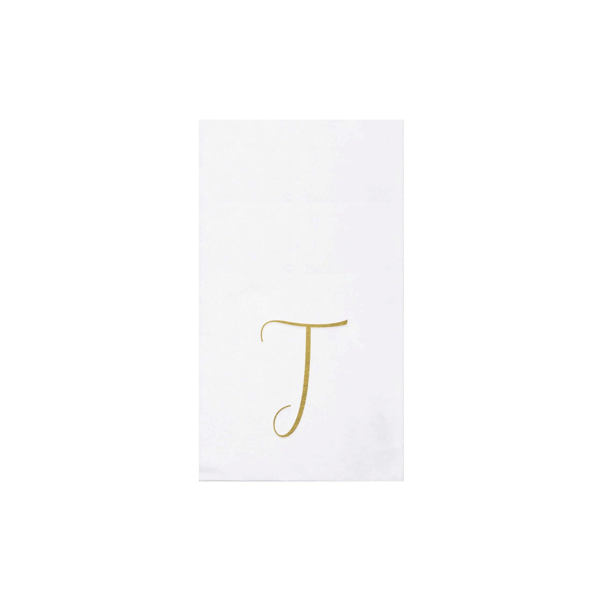 Papersoft Gold Monogram Guest Towels