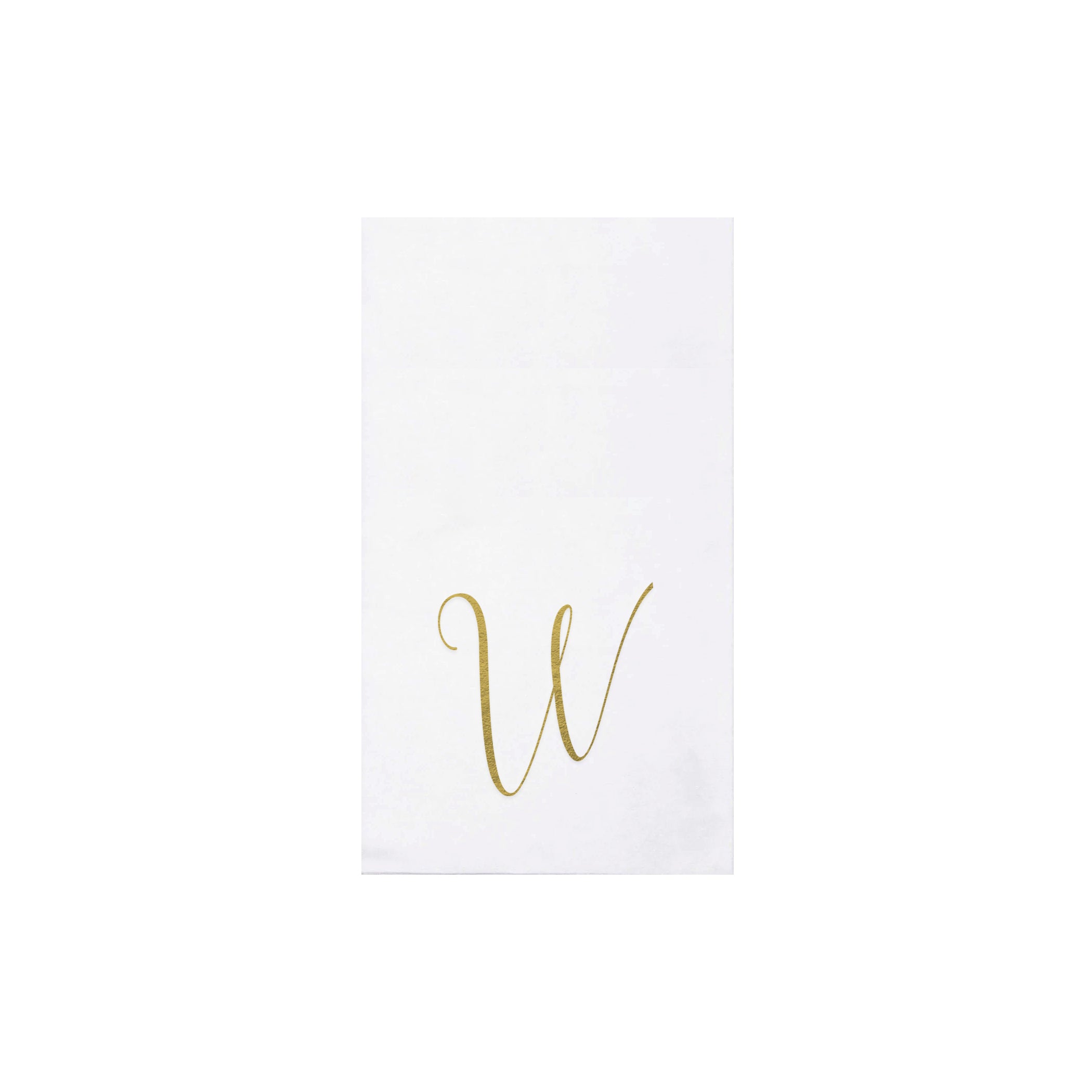 Papersoft Gold Monogram Guest Towels