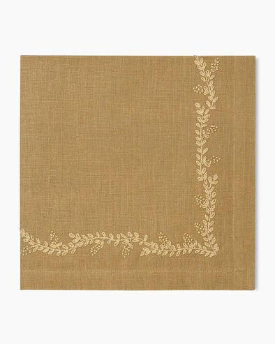 Prism Vine Linen Dinner Napkin