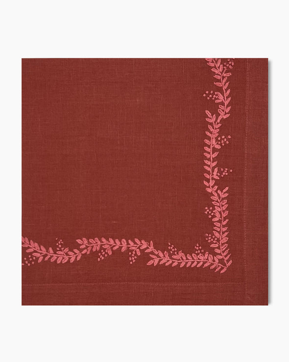 Prism Vine Linen Dinner Napkin