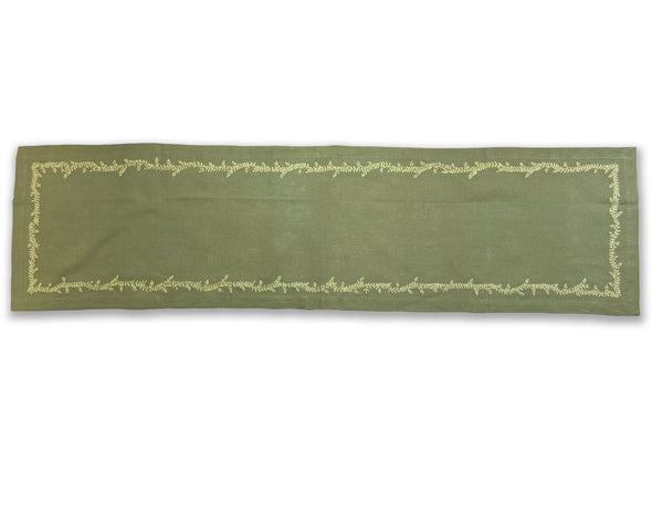 Prism Vine Linen Table Runner