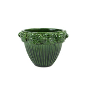 Rustic Garden Acanthus Leaf Small Cachepot