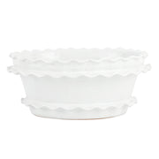 Rustic Garden Ruffle Oval Planter