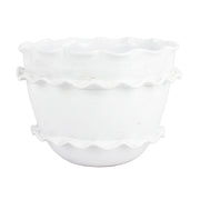 Rustic Garden Ruffle Round Planter