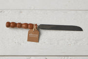 Serrated Bread Knife, Wood Handle