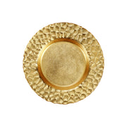 Rufolo Glass Gold Honeycomb Dinnerware