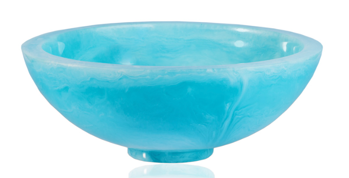 Sorrento Bowl Tabletop Lily Juliet Bahama Blue  