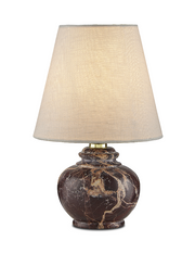 Piccolo Brown Mini Lamp Lighting Currey & Co   