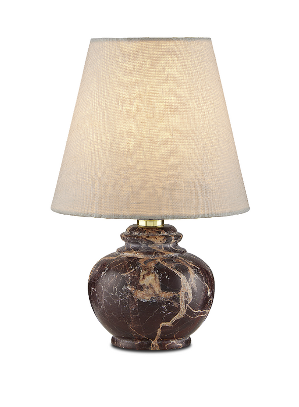 Piccolo Brown Mini Lamp Lighting Currey & Co   