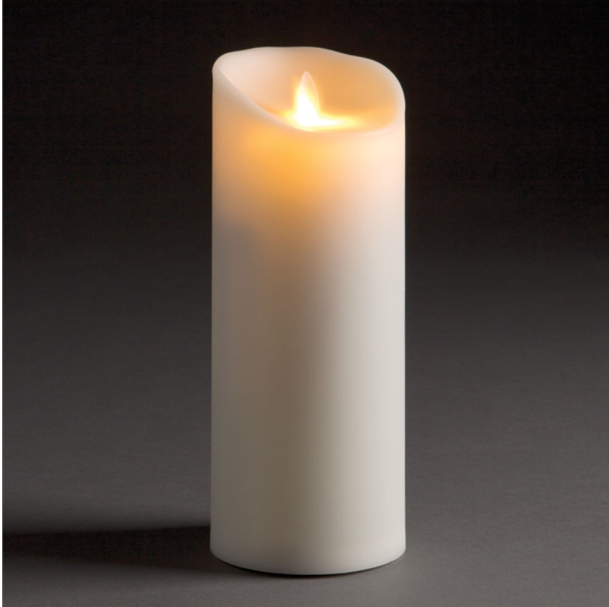 Lightli Moving Flame Outdoor Pillar Home Decor Napa Home 3.5" X 8.5"  