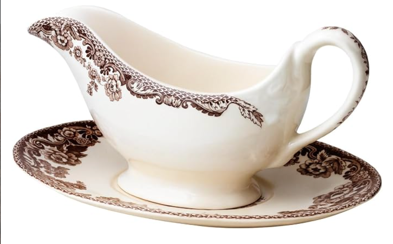 Delamere Sauce Boat & Stand