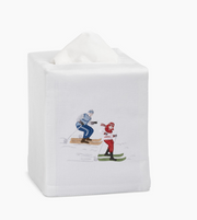 Skiers Tissue Box Cover