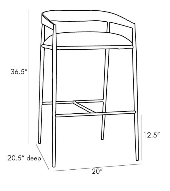 Ansel Bar Stool*