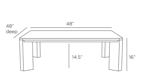 Vancouver Cocktail Table*