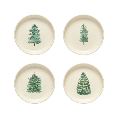 Pacifica Christmas Tree Appetizer Plates