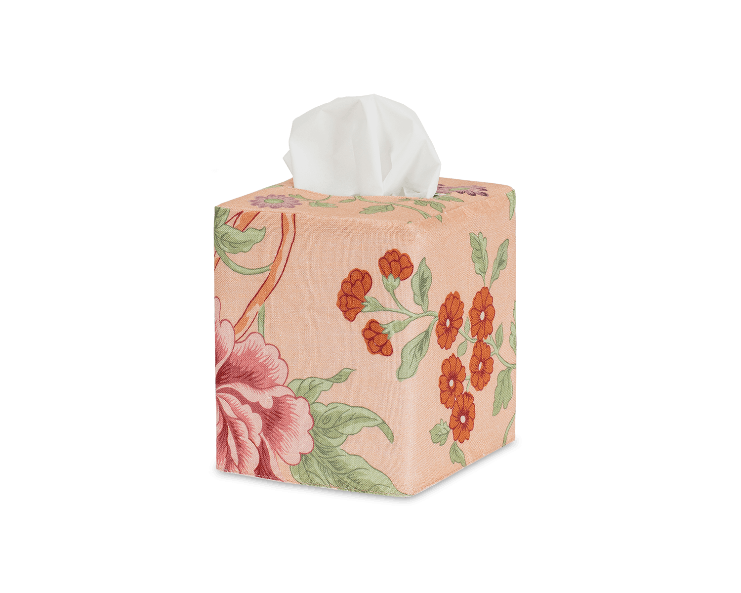 Matouk Simone Linen Tissue Box Cover