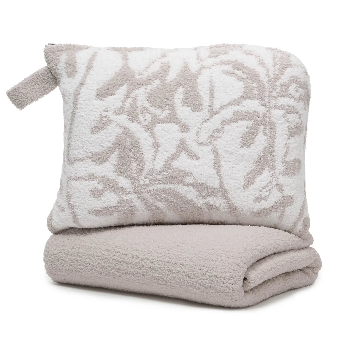 Botanical Chenilla Travel Blanket