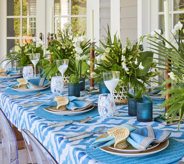 Watercolor Ikat Napkin