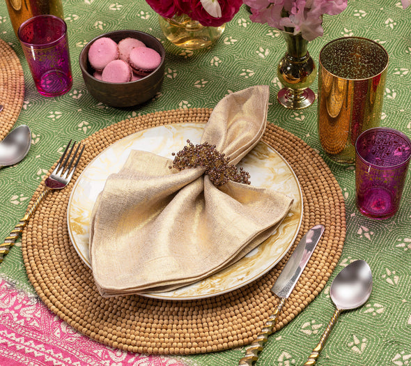 Wood Round Placemat