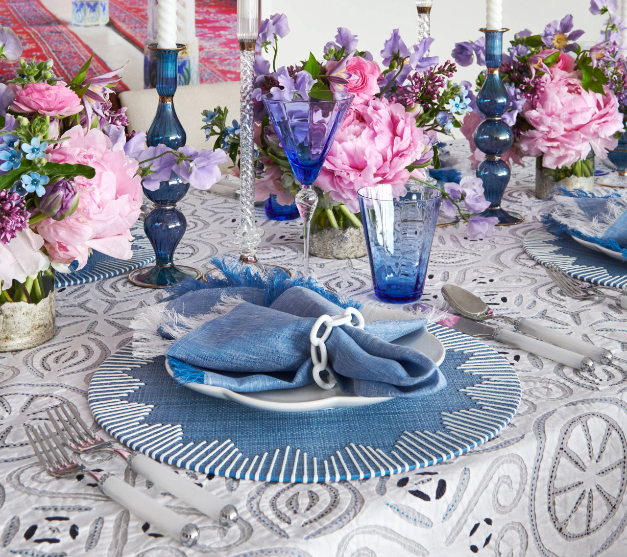 Chambray Fringe Napkin