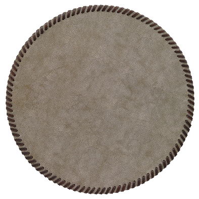 Whipstitch Round Placemat Table Linens Bodrum   