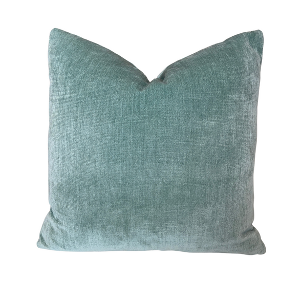 20" x 20" Bountiful Deep Seafoam Pillow