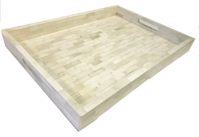 Bone Tray With Handles Home Decor A. Sanoma   