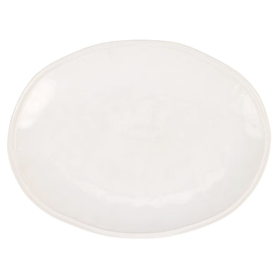 Aria White Oval Platter