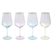 Rainbow Assorted Wine Glasses