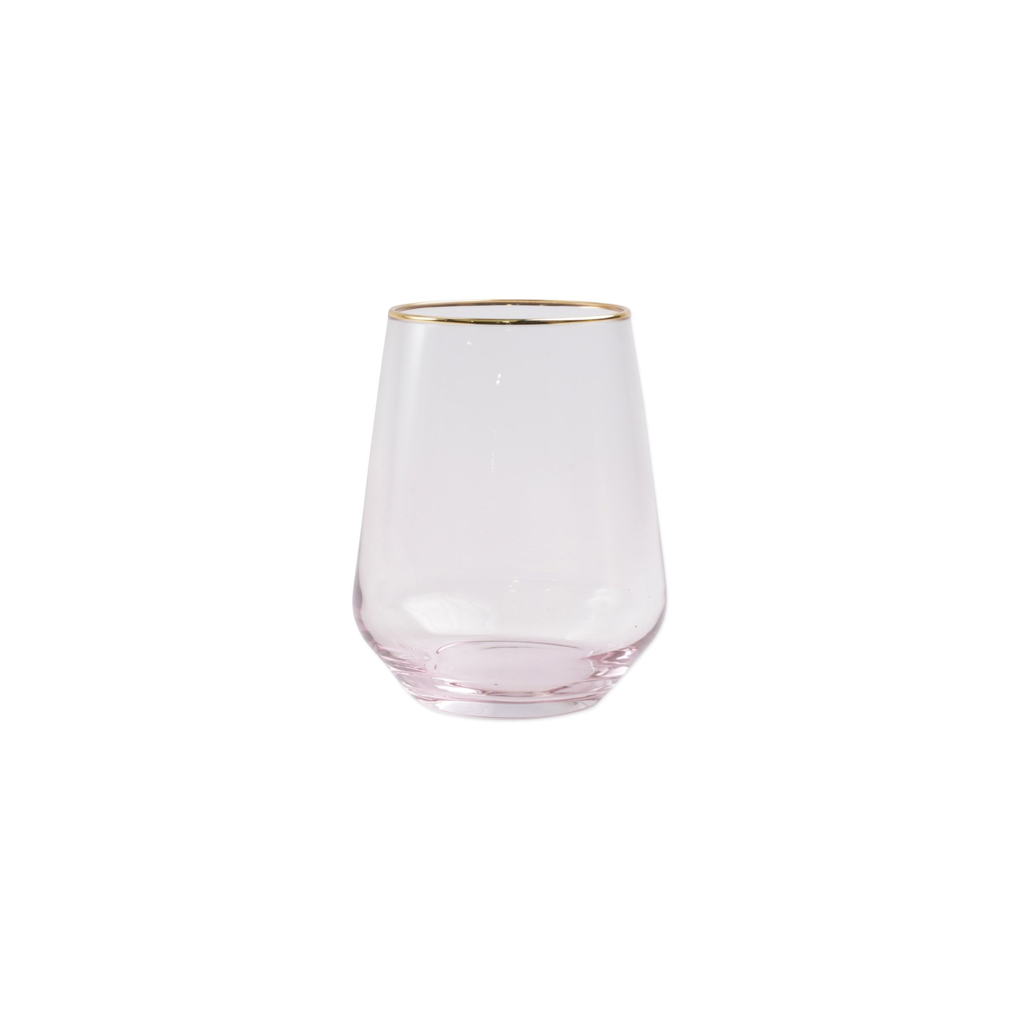 Rainbow Stemless Wine Glass