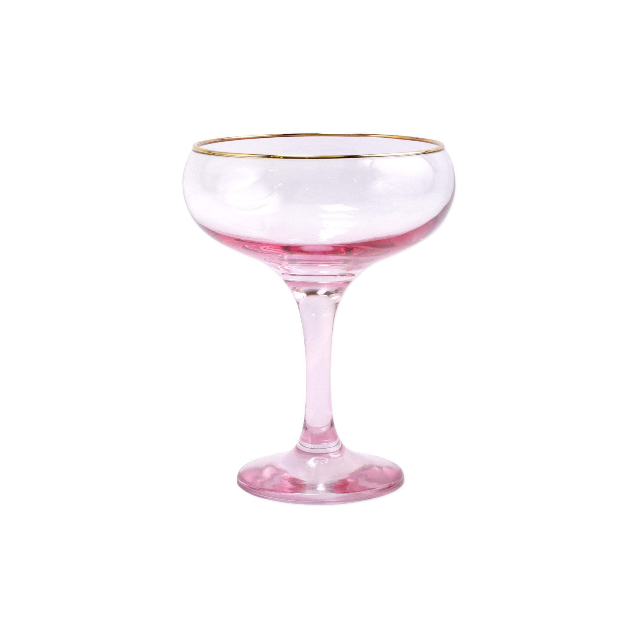 Rainbow Coupe Champagne Glass