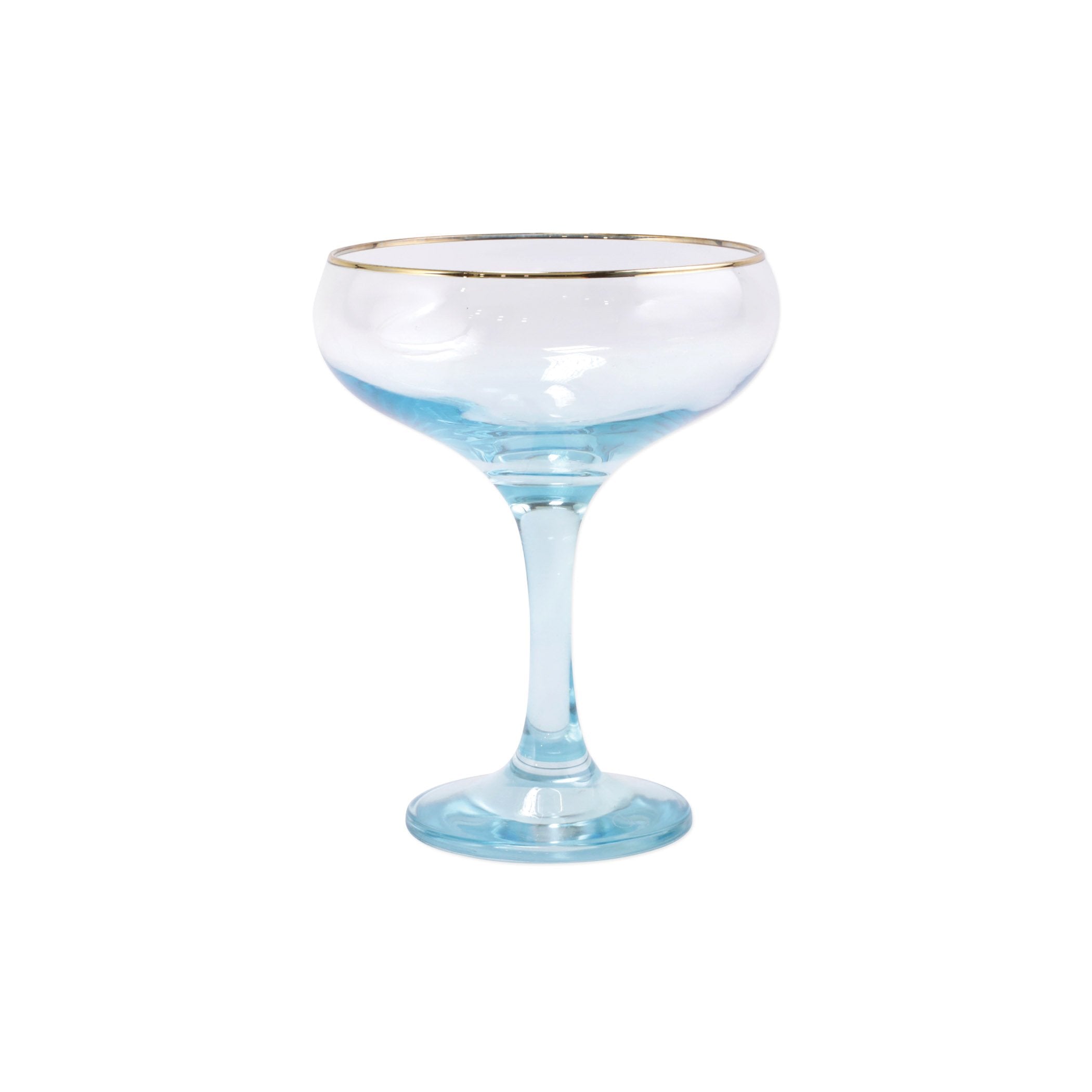 Rainbow Coupe Champagne Glass