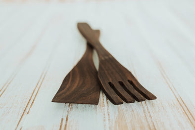 Walnut Wood Utensil Set