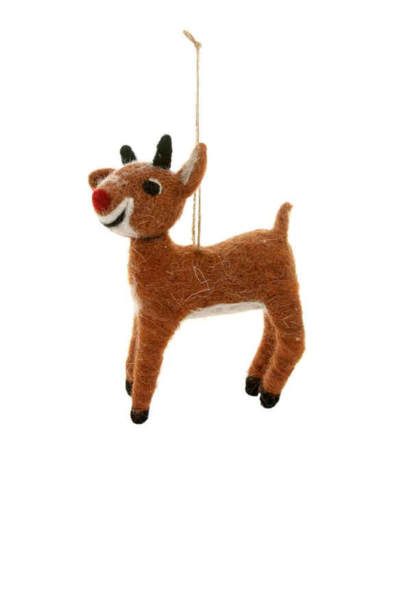 Rudolph Felt Ornament