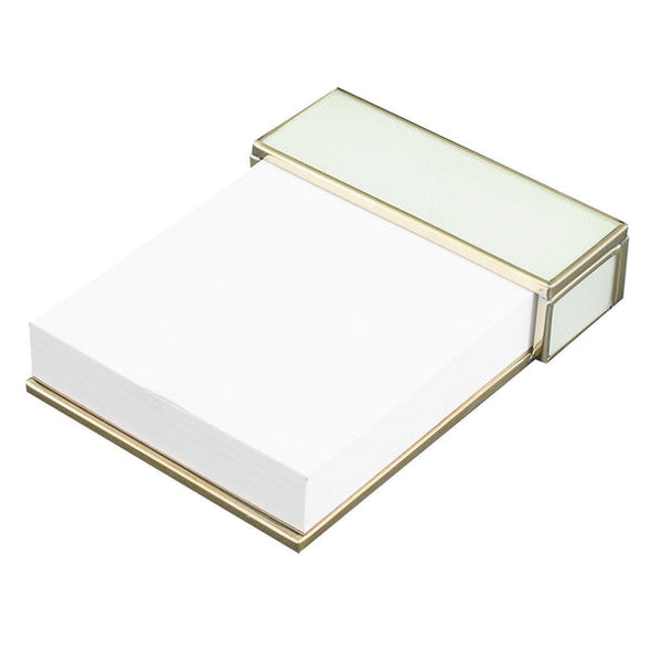 White Lizard Skin Notepad